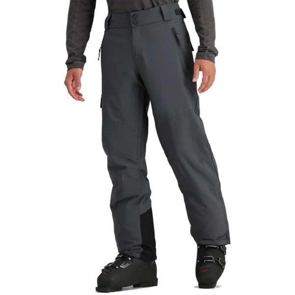 Obermeyer Men’s Alpinist 25101 Stretch Pant Snowboard Pants XL Short Ebony Gray